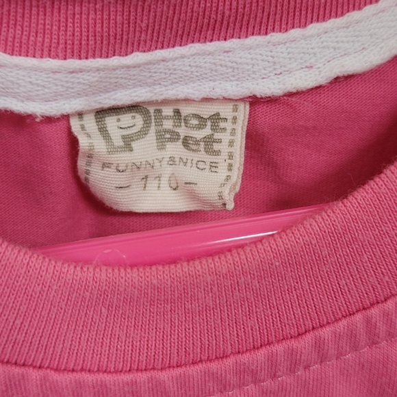 GIRLS SIZE 4 Pink Moana T-shirt - Picture 4 of 5